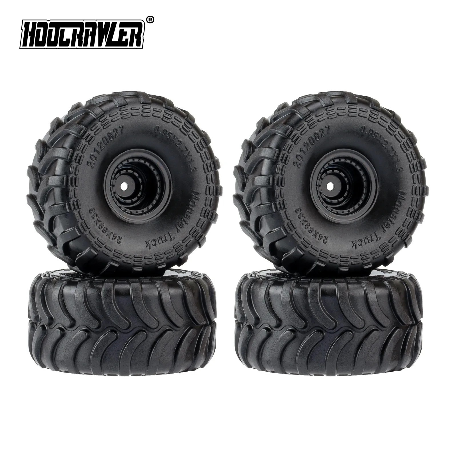 Rc Hobby Trucks - 4pcs Monster Truck Tires with Wheels
