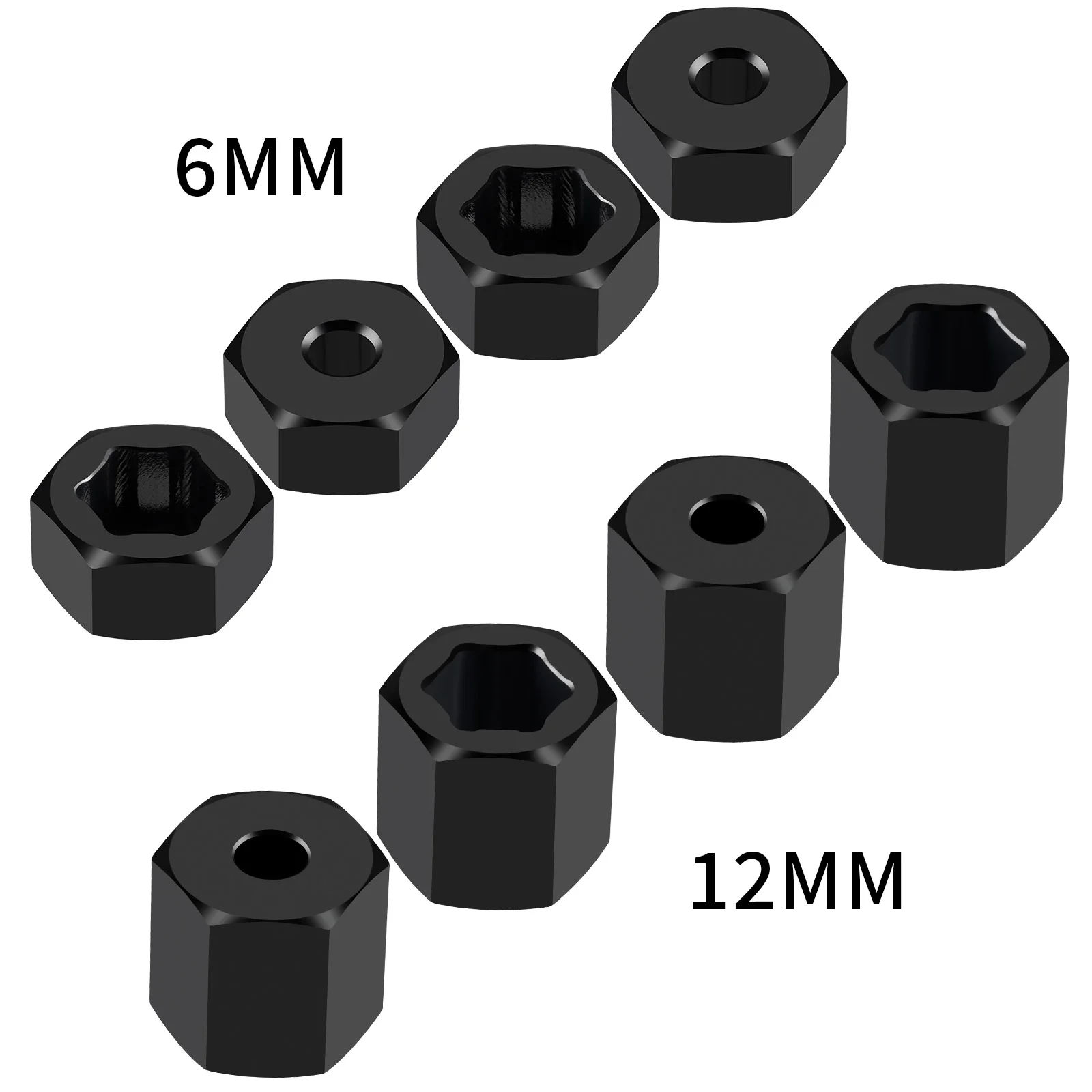 AXSPEED 4Pcs Aluminum 7mm to 1 - Wheel Hex Adapter recension och pris