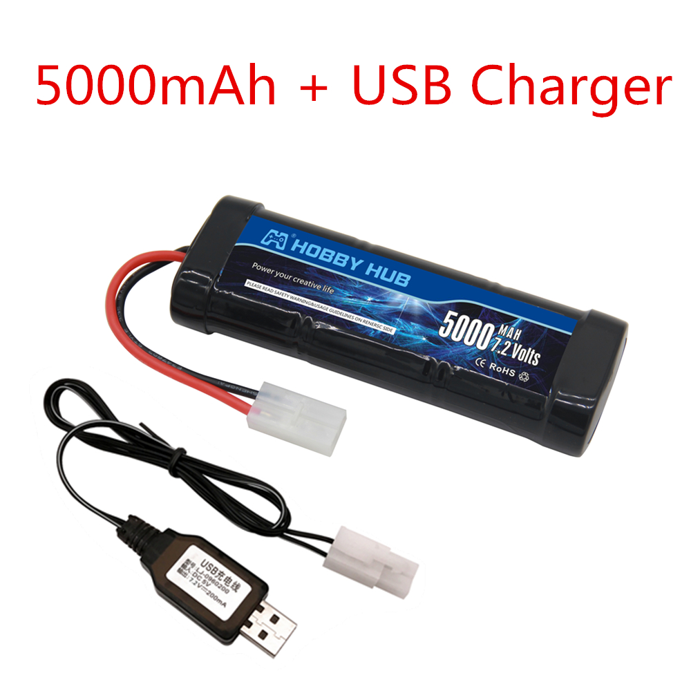 New 7.2V Battery 5000/6800mAh  - Rc Hobby Trucks recension och pris