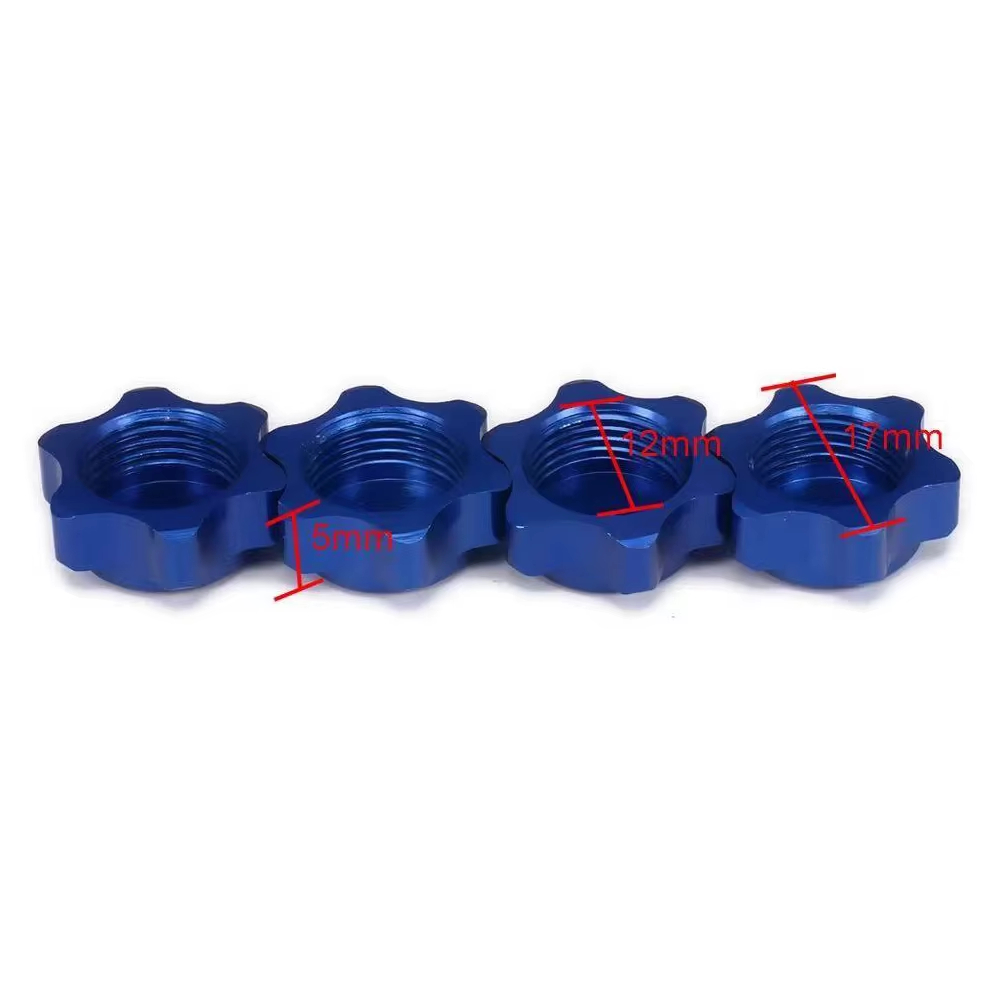 17mm Aluminum Wheel Hub Hex Nu - Rc Hobby Trucks recension och pris