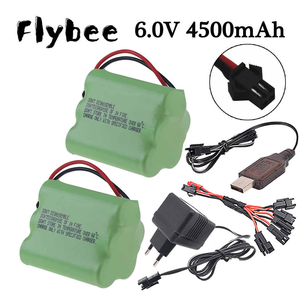6v 4500mAh Ni-MH Battery SM Pl - Rc Hobby Trucks recension och pris