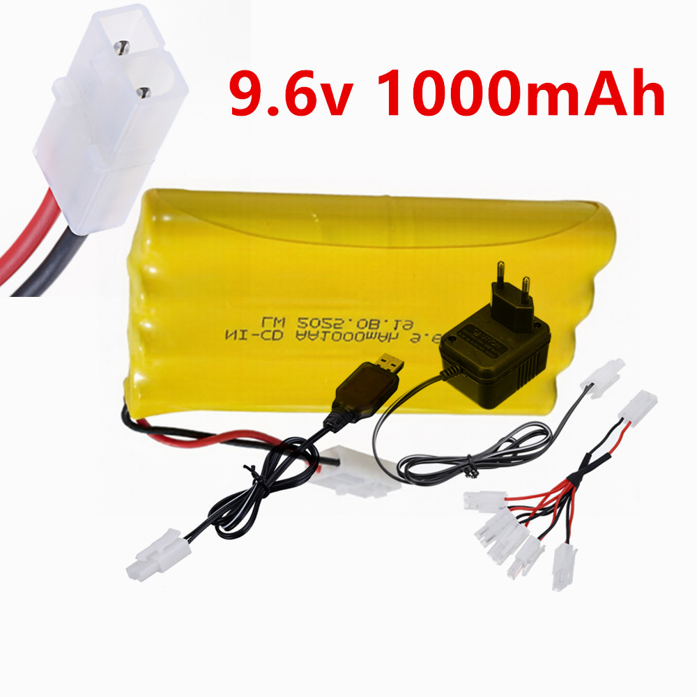 9.6v 1000mAh Ni-CD AA Recharge - Rc Hobby Trucks recension och pris
