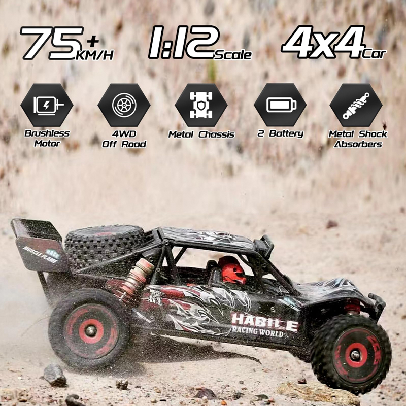 75 KM/H WLtoys 124016 V8 RC Ca - Rc Hobby Grade Drift Car recension och pris