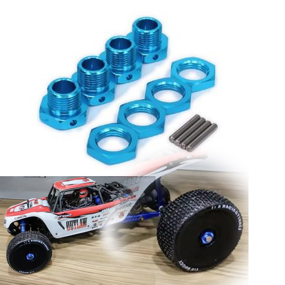 4PCS YSIDO Aluminum 17mm Hex W - Wheel Hex Adapter recension och pris