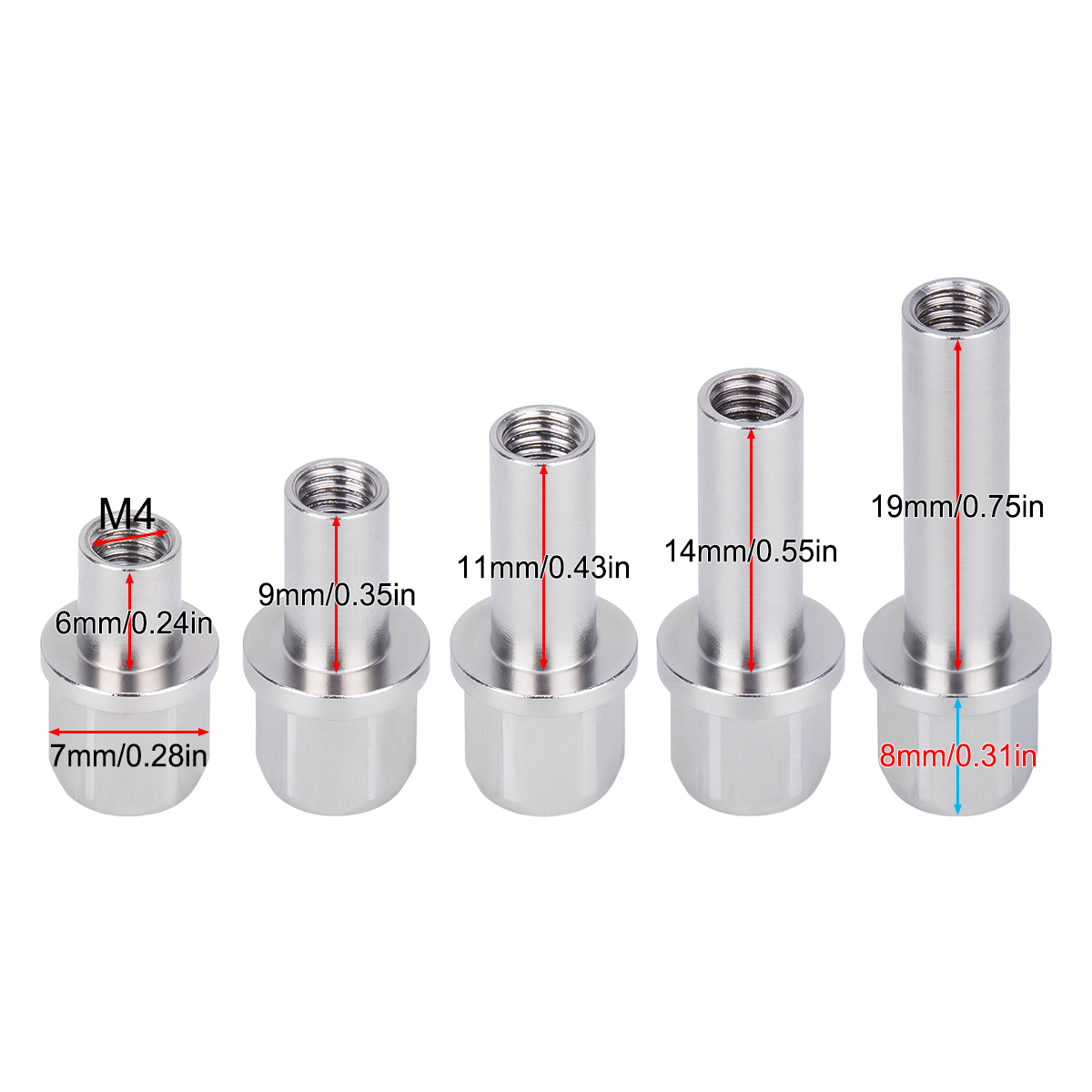 Stainless Steel 12mm Hex Wheel - Wheel Hex Adapter recension och pris