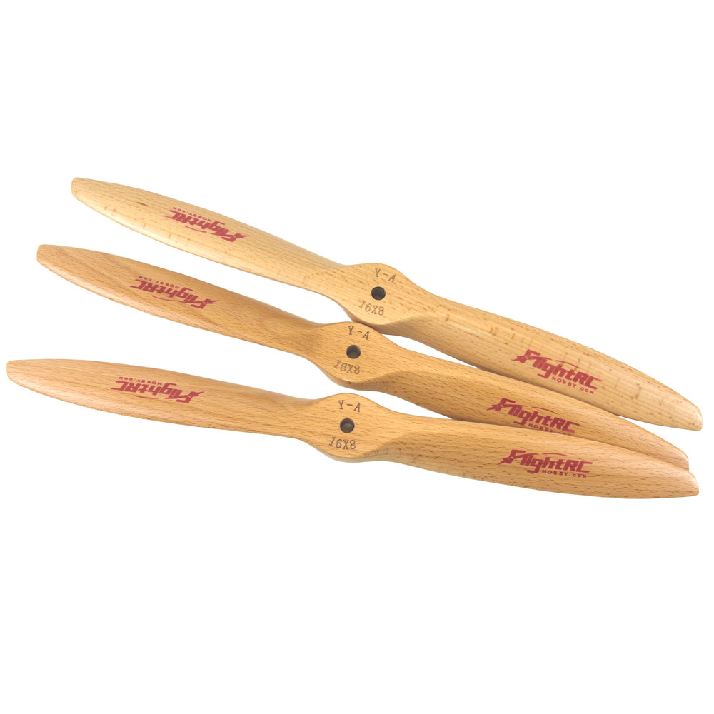 1Pc Wooden Beech Propeller CW  - Rc Hobby Engine recension och pris
