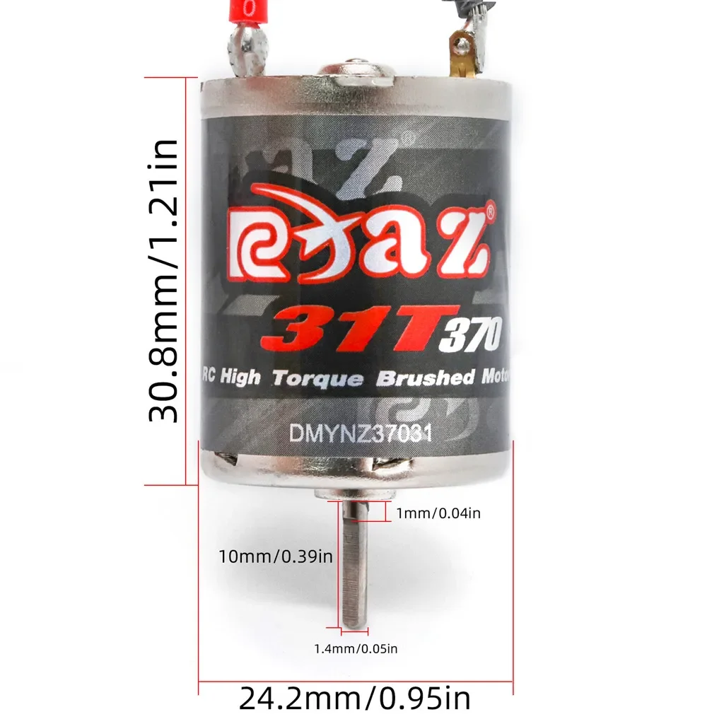 370/380/390 Brushed Motor DC M - Rc Hobby Engine recension och pris