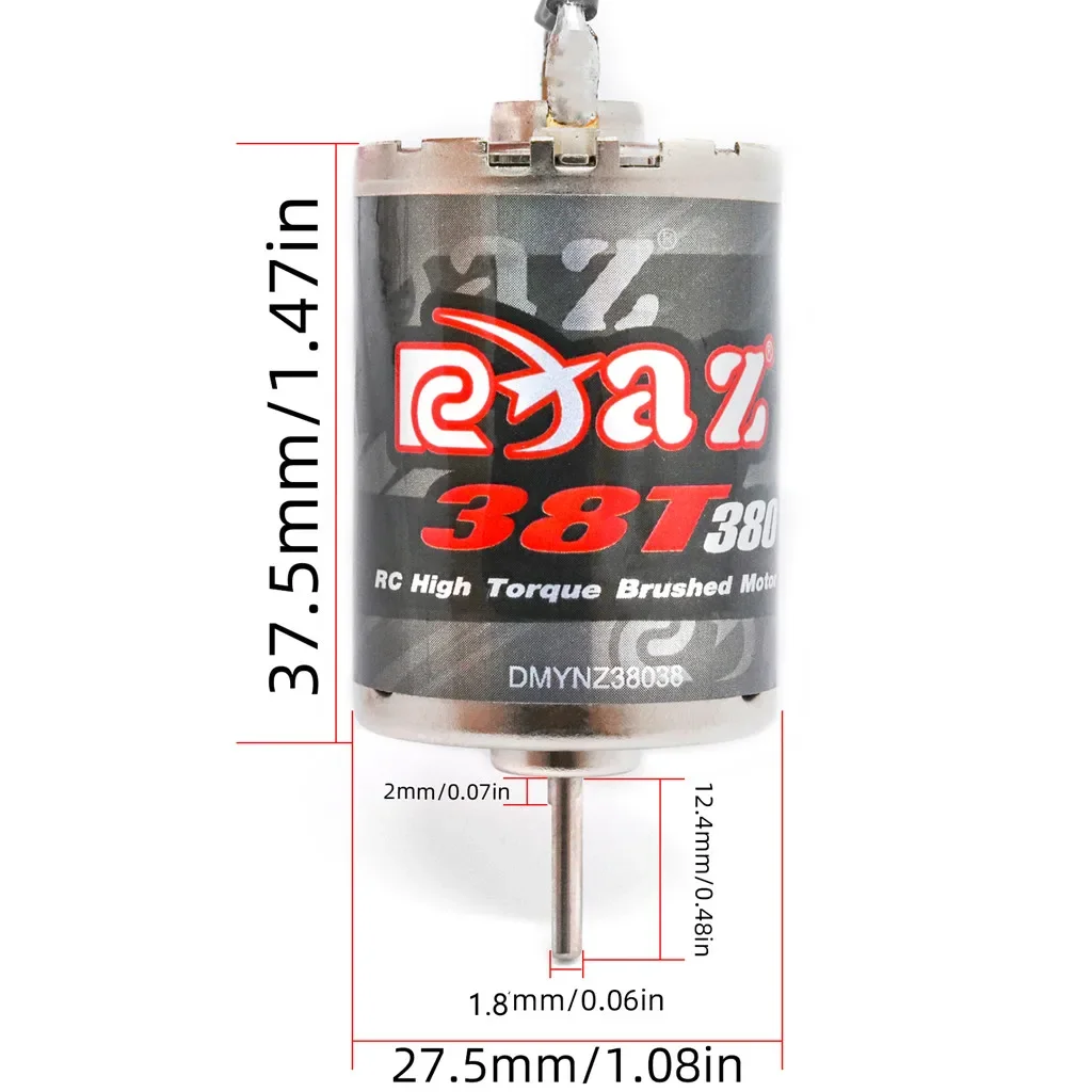 370/380/390 Brushed Motor DC M - Rc Hobby Engine recension och pris