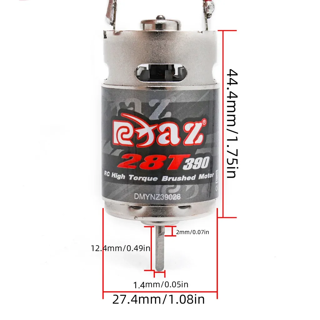 370/380/390 Brushed Motor DC M - Rc Hobby Engine recension och pris