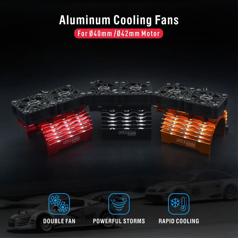 SURPASS HOBBY Dual Cooling Fan - Rc Hobby Engine recension och pris