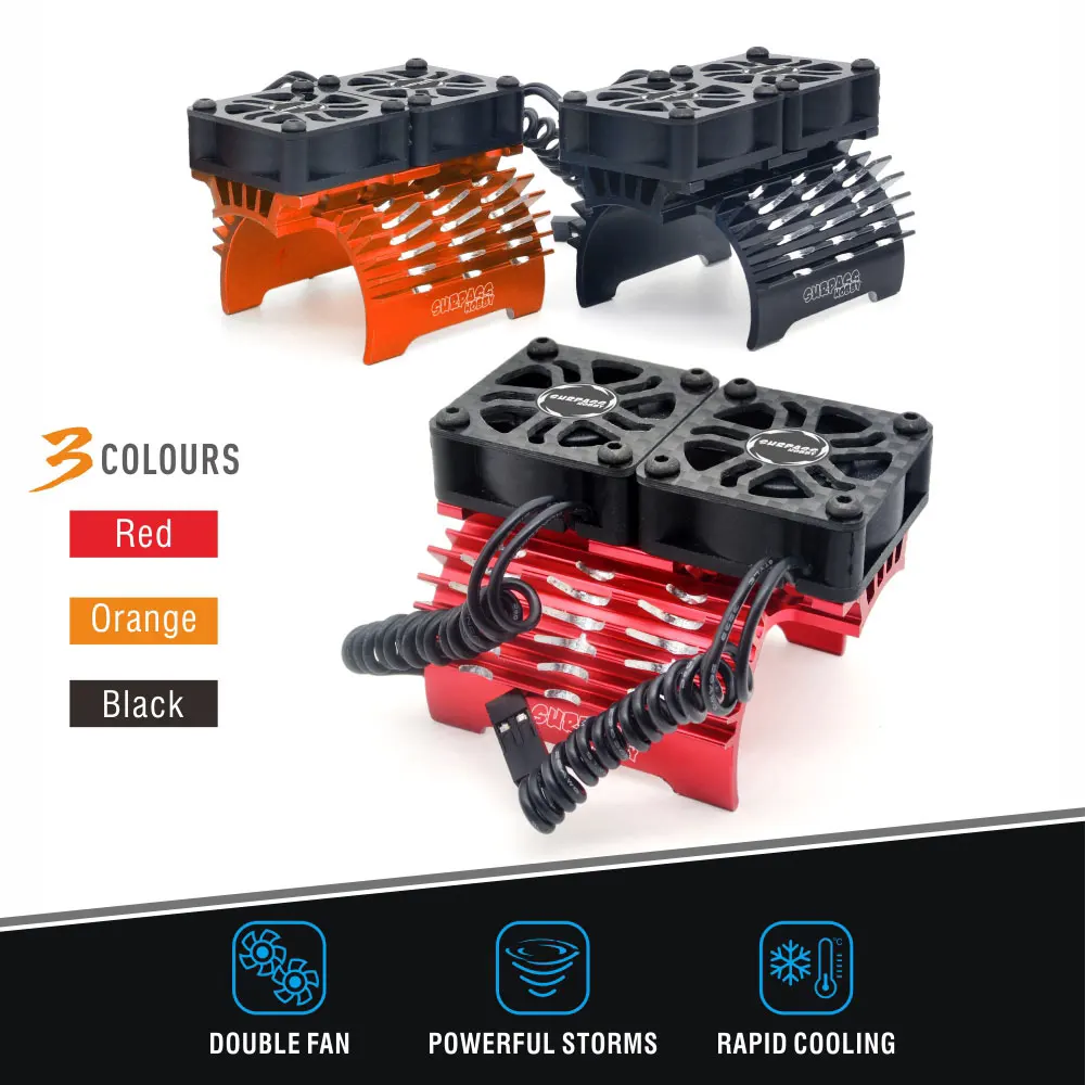 SURPASS HOBBY Dual Cooling Fan - Rc Hobby Engine recension och pris