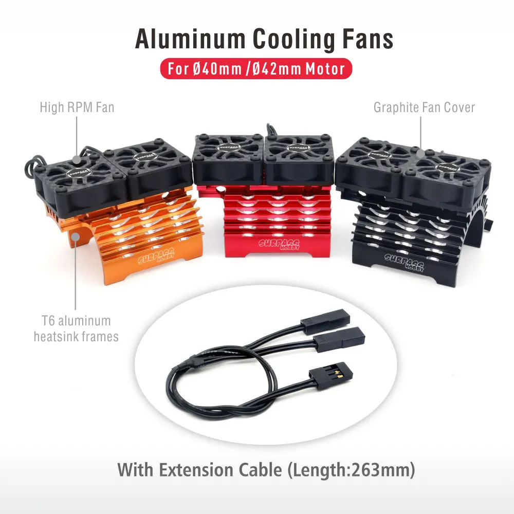 SURPASS HOBBY Dual Cooling Fan - Rc Hobby Engine recension och pris