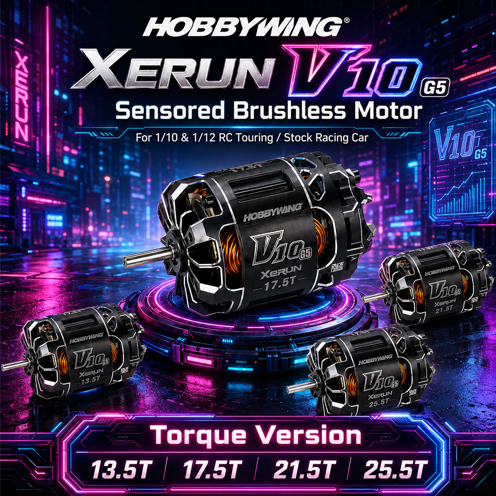 HOBBYWING XERUN V10 G5 Standar - Rc Hobby Engine recension och pris